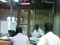 Guichet recouvrement